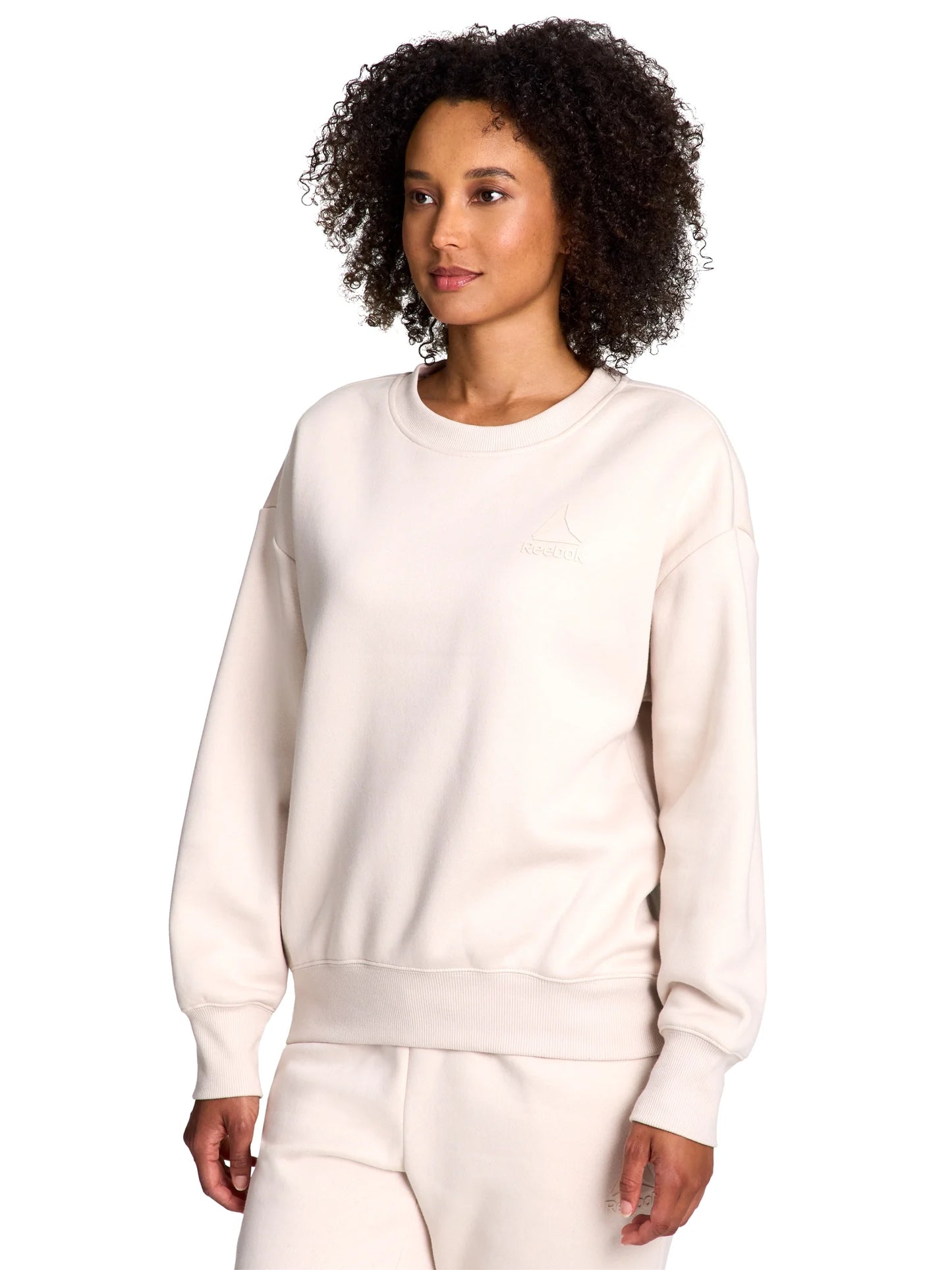 Women'S and Women'S plus Weekender Oversized Crewneck, Sizes XS-4X